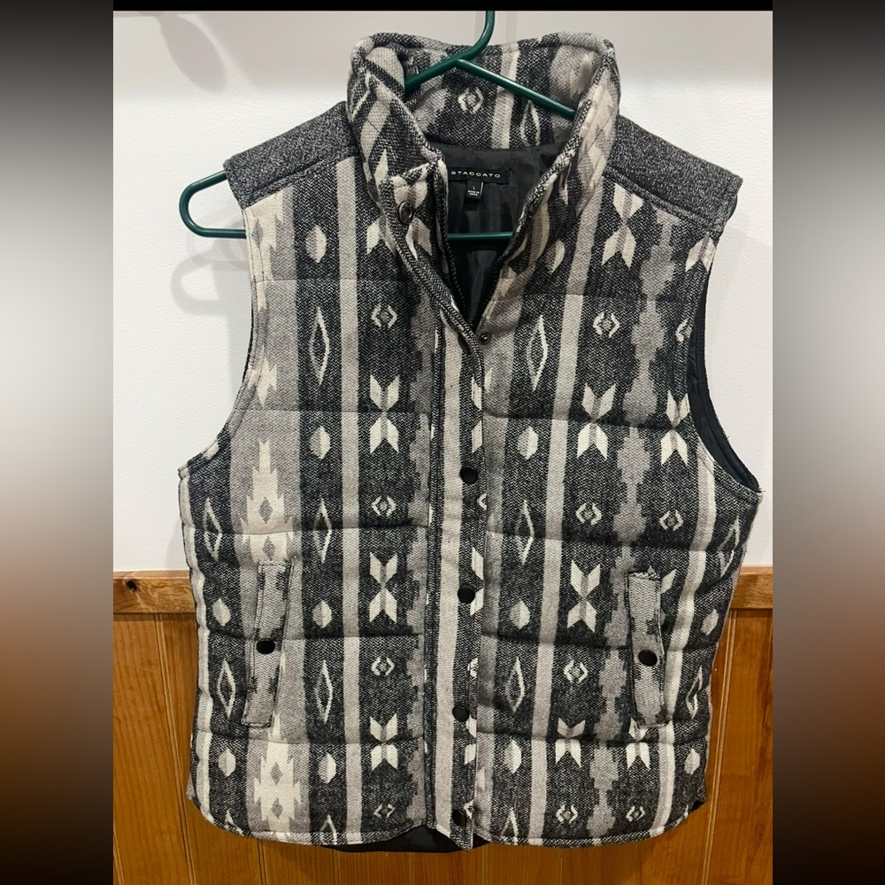 Staccato Gray Patterned Women’s Vest